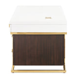 Belmont Place Espresso Desk from Michael Amini - Luna Furniture