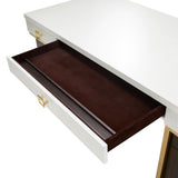 Belmont Place Espresso Desk from Michael Amini - Luna Furniture