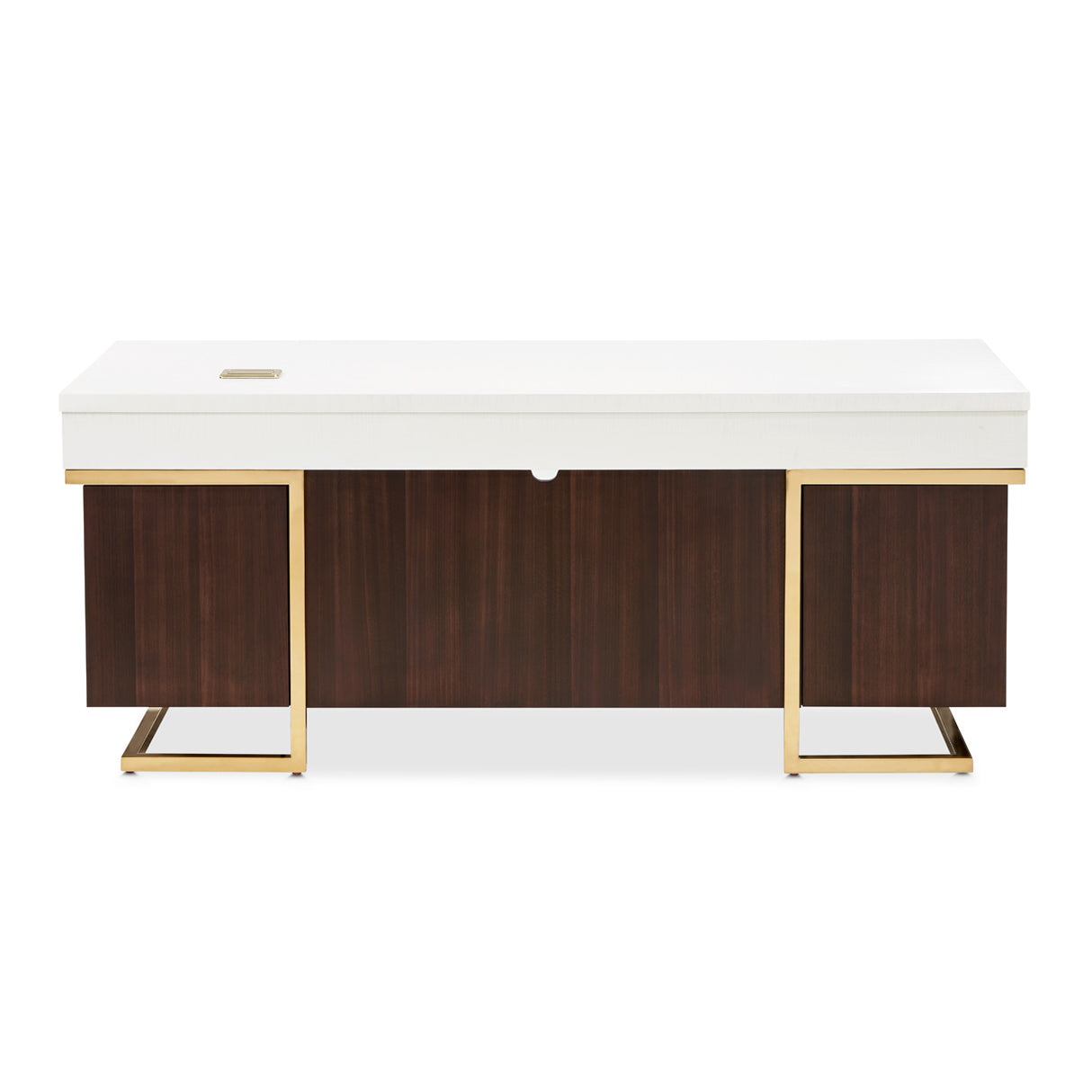 Belmont Place Espresso Desk from Michael Amini - Luna Furniture