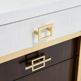 Belmont Place Espresso Desk from Michael Amini - Luna Furniture