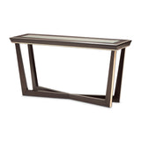 Belmont Place Espresso Console Table from Michael Amini - Luna Furniture