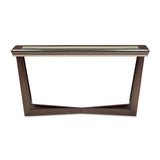 Belmont Place Espresso Console Table from Michael Amini - Luna Furniture