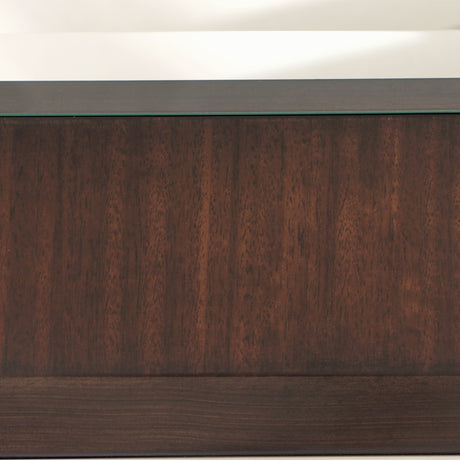 Belmont Place Espresso Console Table from Michael Amini - Luna Furniture