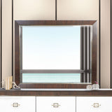 Belmont Place Espresso Wall Mirror from Michael Amini - Luna Furniture