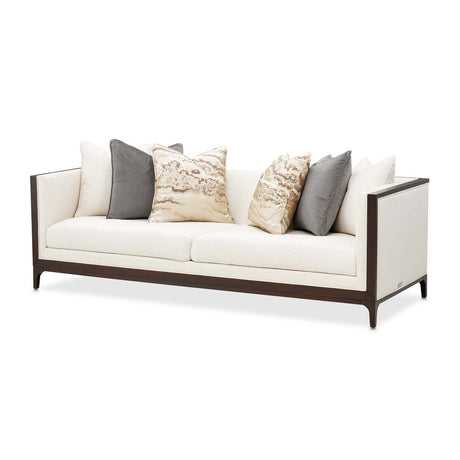 Belmont Place Espresso Sofa from Michael Amini - Luna Furniture