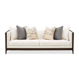 Belmont Place Espresso Sofa from Michael Amini - Luna Furniture