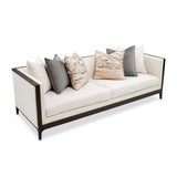 Belmont Place Espresso Sofa from Michael Amini - Luna Furniture