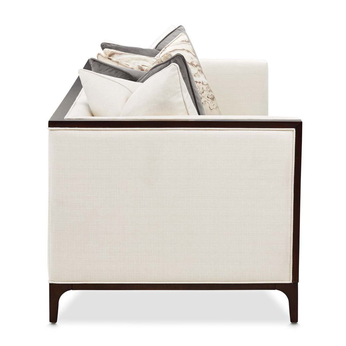 Belmont Place Espresso Sofa from Michael Amini - Luna Furniture