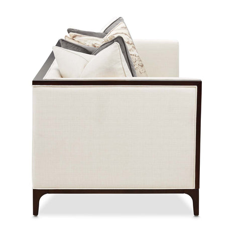Belmont Place Espresso Sofa from Michael Amini - Luna Furniture