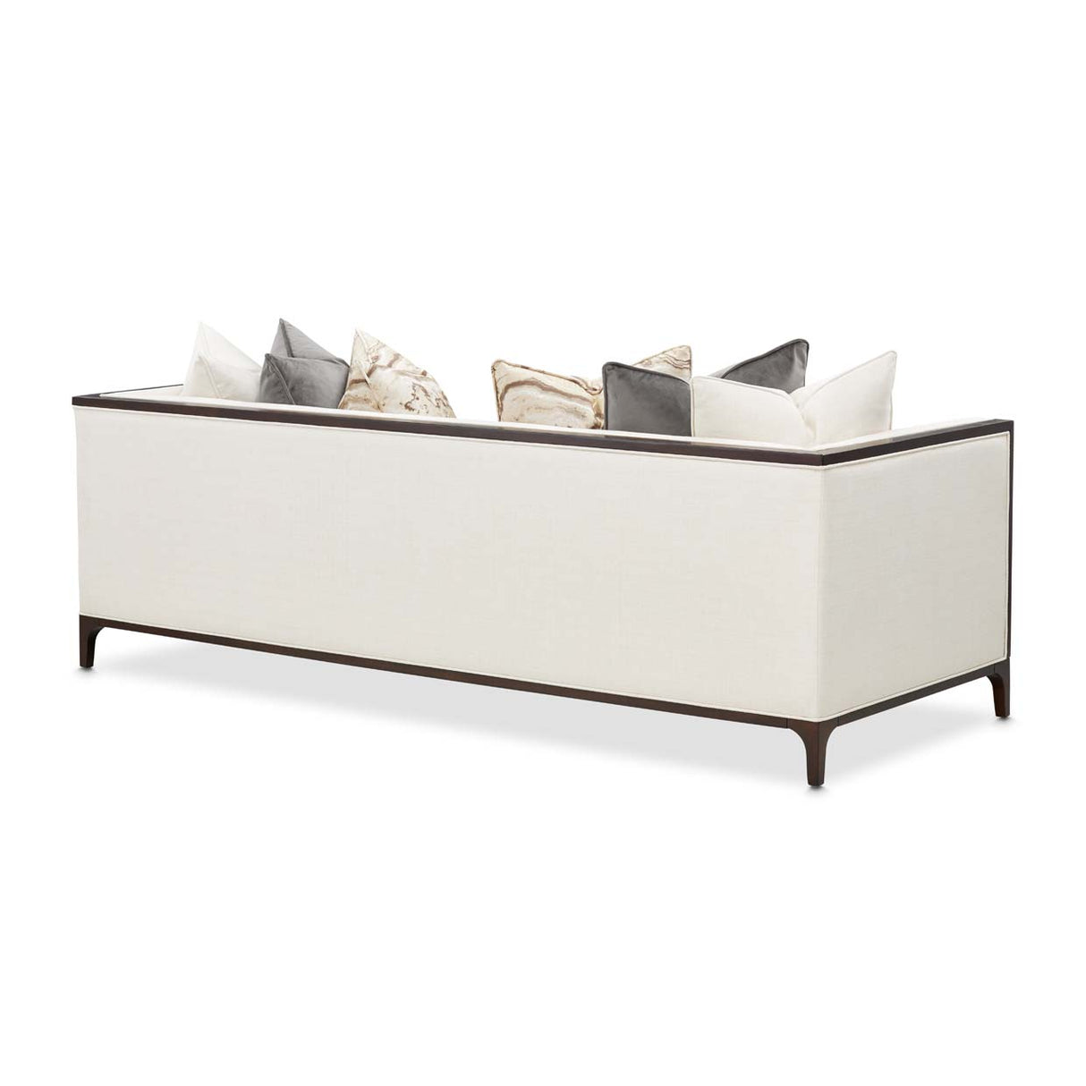 Belmont Place Espresso Sofa from Michael Amini - Luna Furniture
