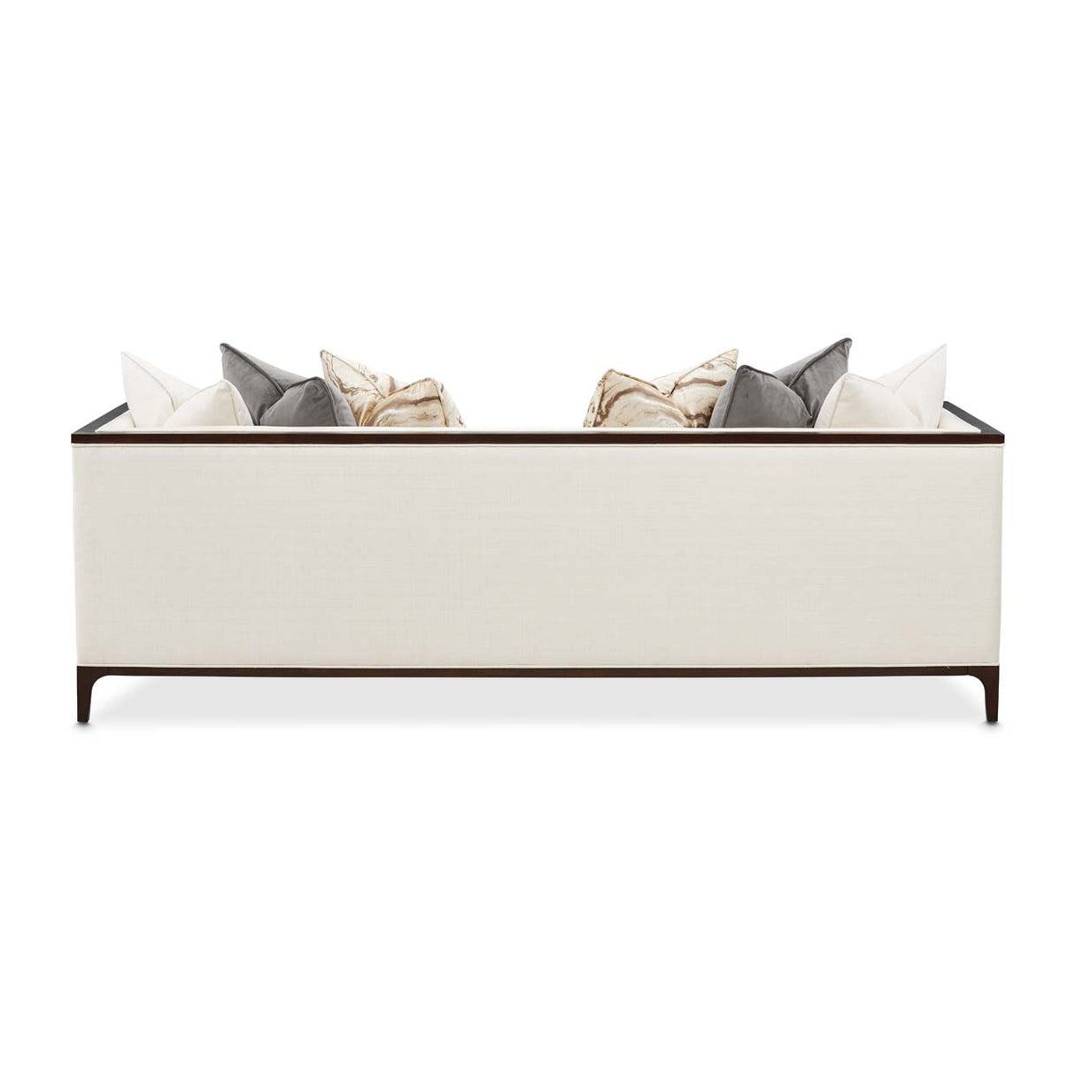 Belmont Place Espresso Sofa from Michael Amini - Luna Furniture
