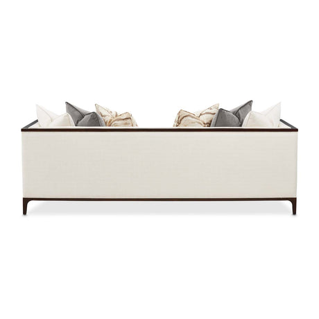 Belmont Place Espresso Sofa from Michael Amini - Luna Furniture