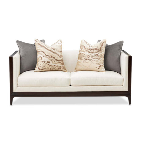 Belmont Place Espresso Loveseat from Michael Amini - Luna Furniture