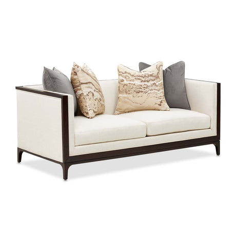Belmont Place Espresso Loveseat from Michael Amini - Luna Furniture