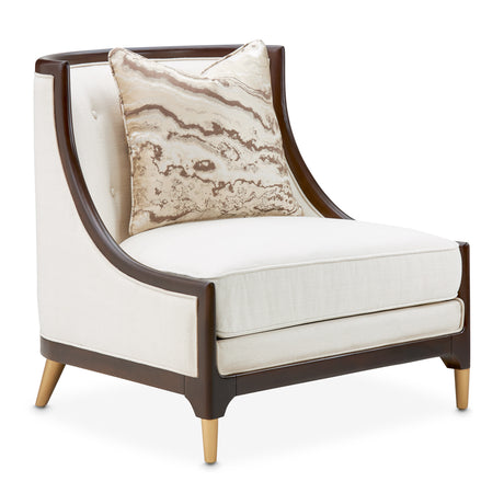 Belmont Place Espresso Accent Chair from Michael Amini - Luna Furniture