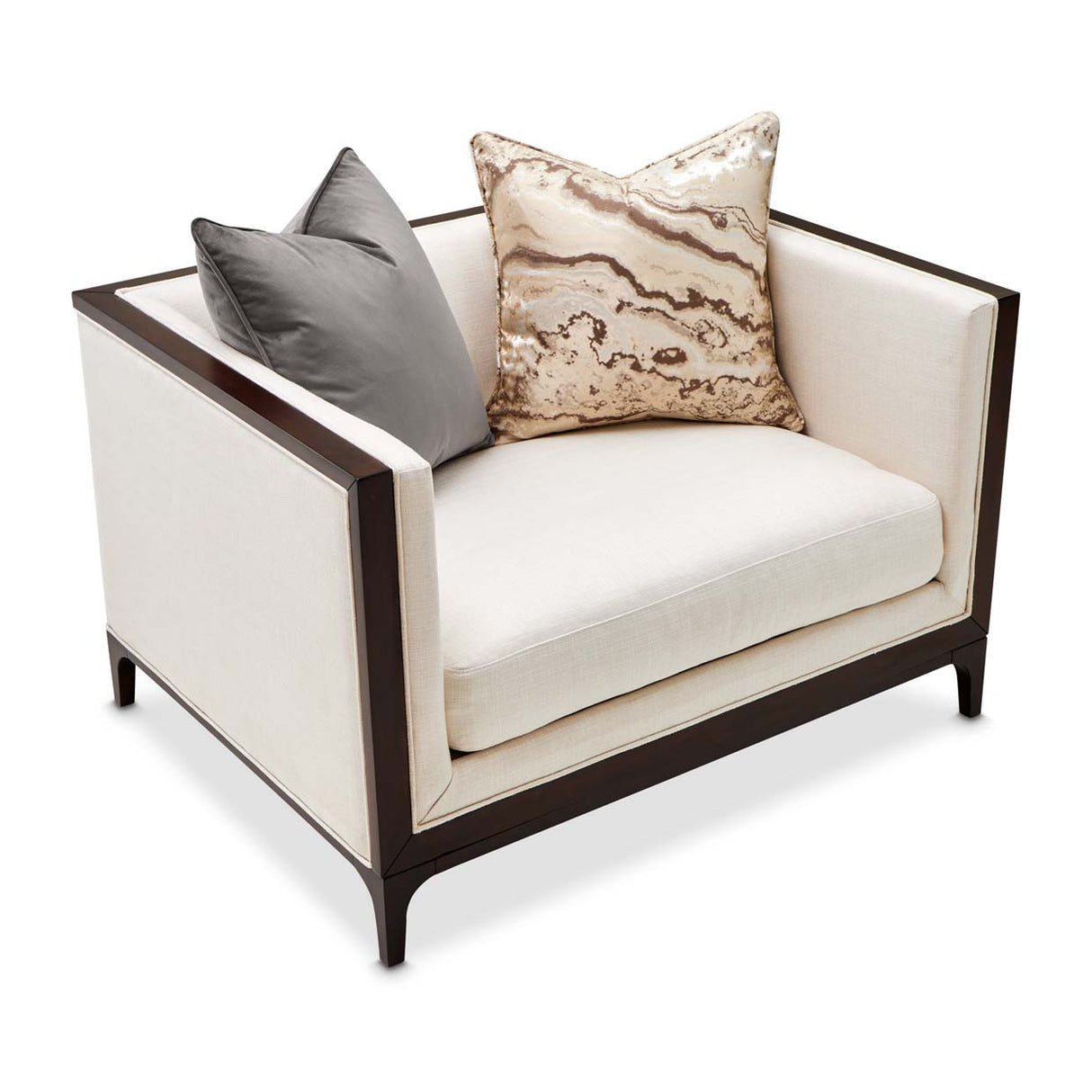 Belmont Place Espresso Matching Chair from Michael Amini - Luna Furniture