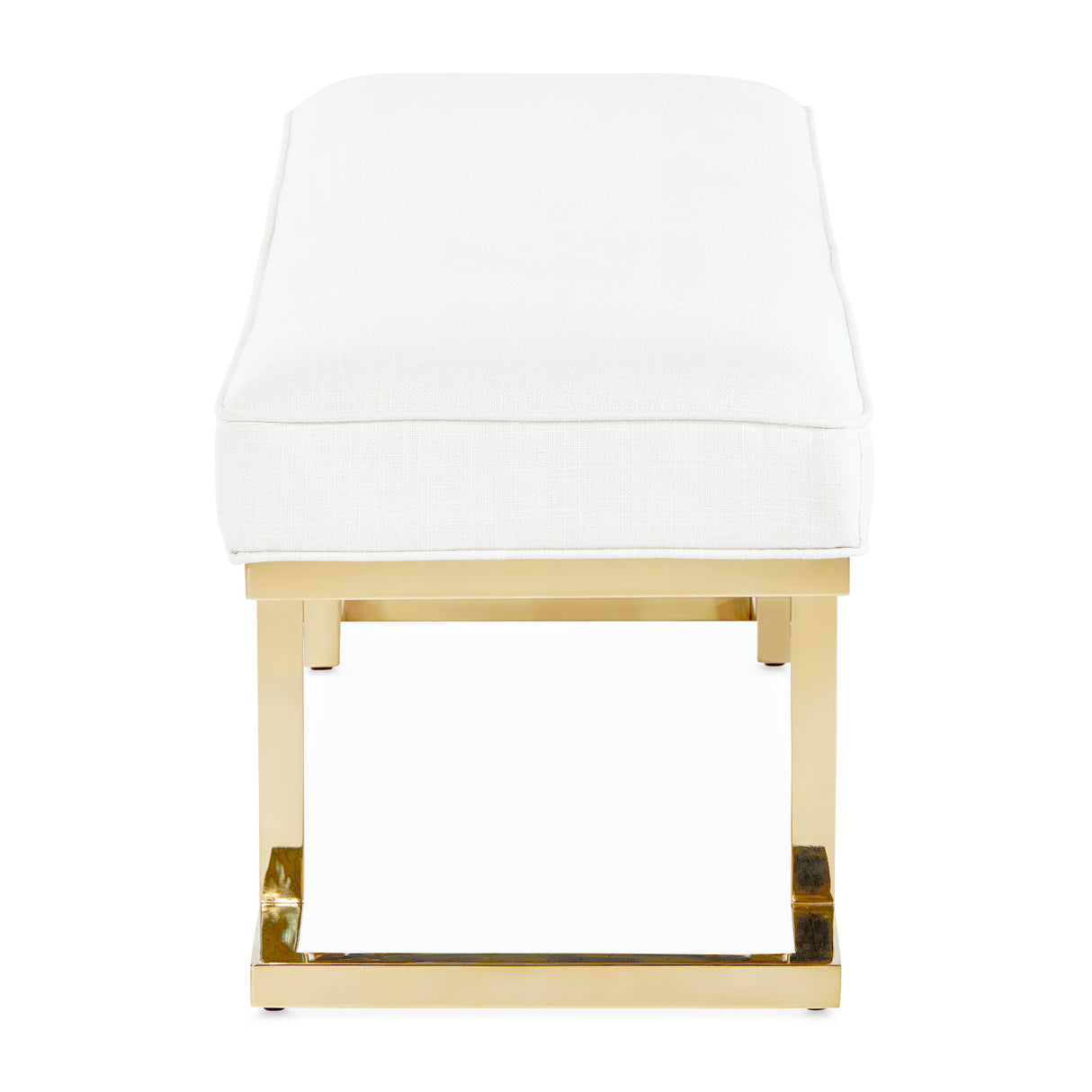 Belmont Place Bright Gold Bed Bench from Michael Amini - Luna Furniture