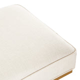 Belmont Place Bright Gold Bed Bench from Michael Amini - Luna Furniture
