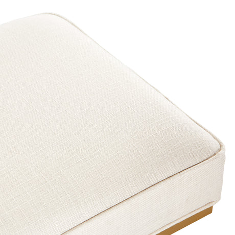 Belmont Place Bright Gold Bed Bench from Michael Amini - Luna Furniture