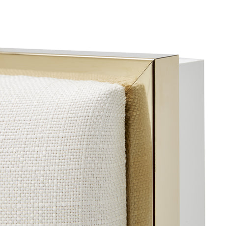 Palm Gate Cloud White Queen Platform Bed from Michael Amini - Luna Furniture