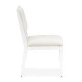 Palm Gate Cloud White Dining Side Chair from Michael Amini - Luna Furniture