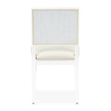 Palm Gate Cloud White Dining Side Chair from Michael Amini - Luna Furniture