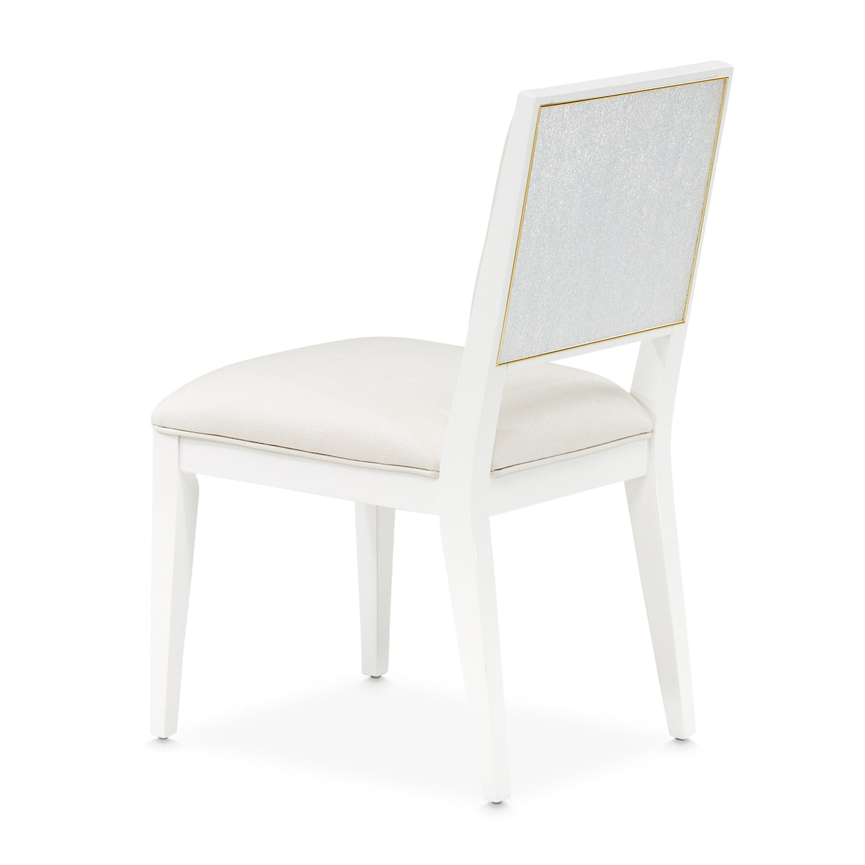 Palm Gate Cloud White Dining Side Chair from Michael Amini - Luna Furniture