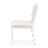 Palm Gate Cloud White Dining Side Chair from Michael Amini - Luna Furniture