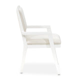 Palm Gate Cloud White Dining Arm Chair from Michael Amini - Luna Furniture