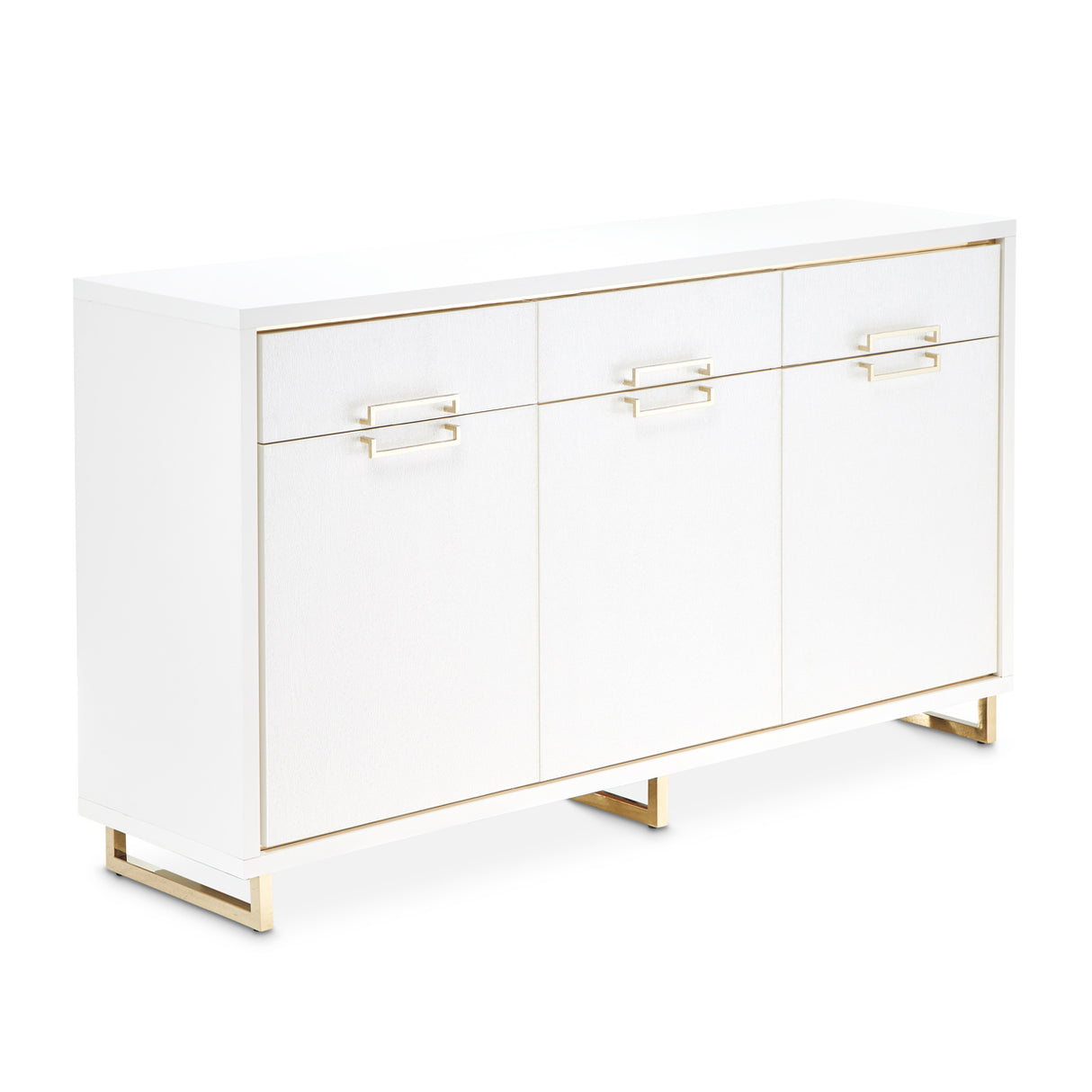 Palm Gate Cloud White Sideboard from Michael Amini - Luna Furniture