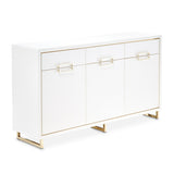 Palm Gate Cloud White Sideboard from Michael Amini - Luna Furniture