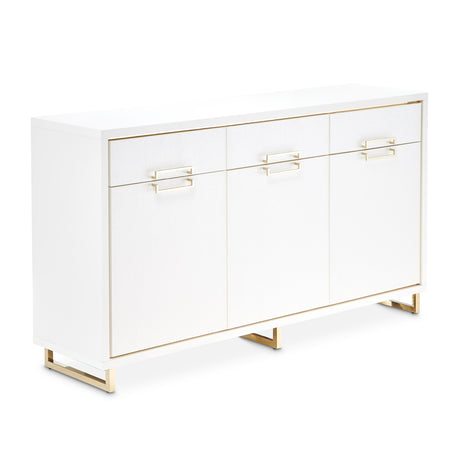 Palm Gate Cloud White Sideboard from Michael Amini - Luna Furniture