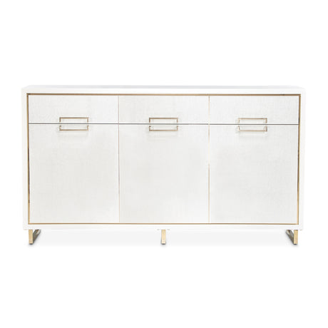 Palm Gate Cloud White Sideboard from Michael Amini - Luna Furniture