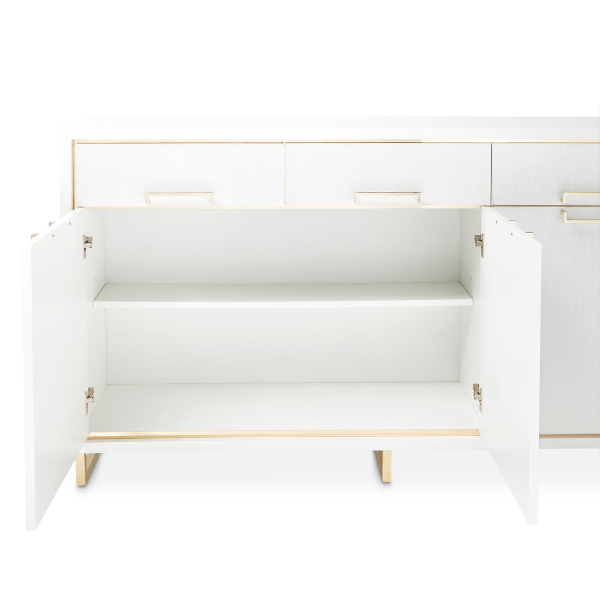 Palm Gate Cloud White Sideboard from Michael Amini - Luna Furniture