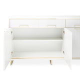 Palm Gate Cloud White Sideboard from Michael Amini - Luna Furniture