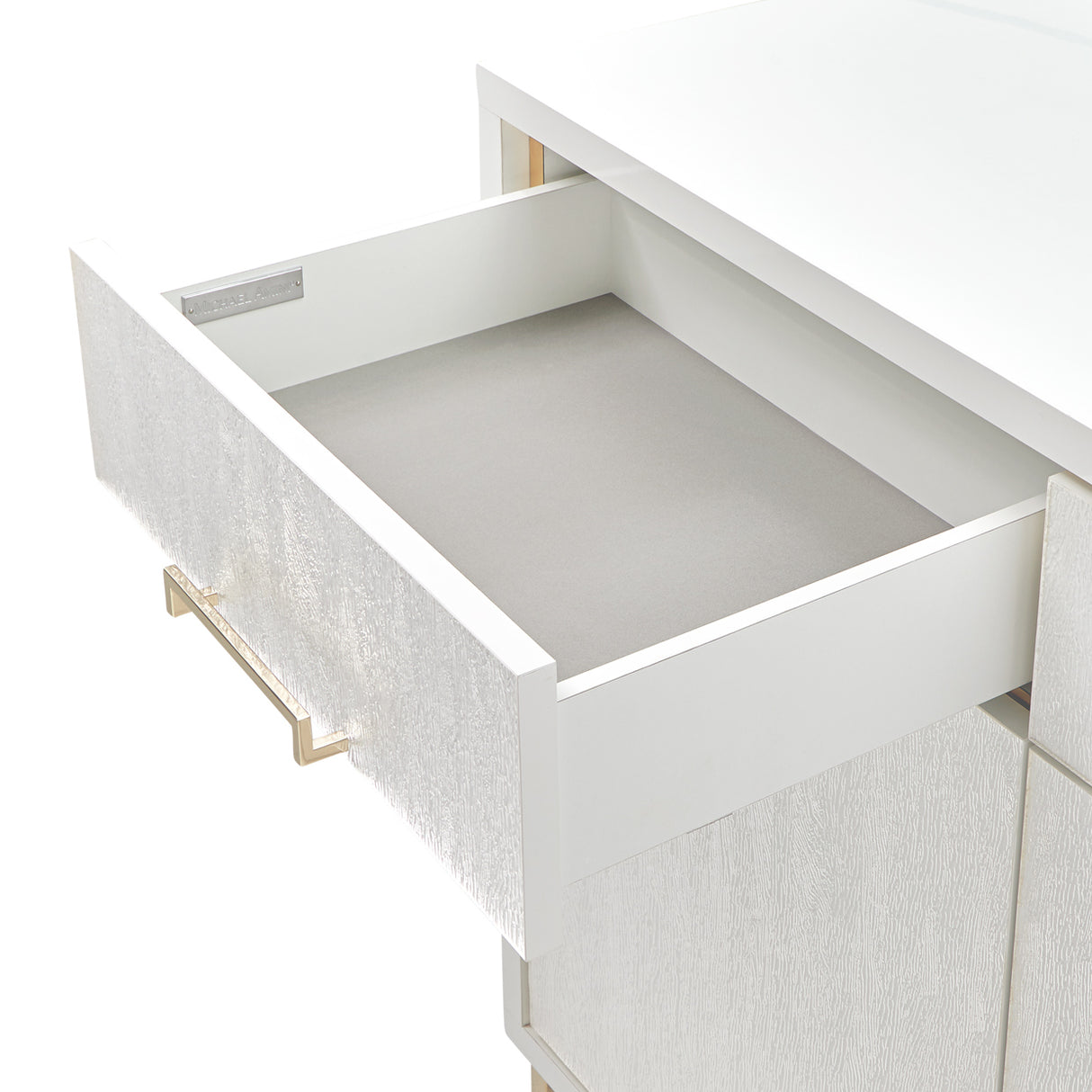 Palm Gate Cloud White Sideboard from Michael Amini - Luna Furniture