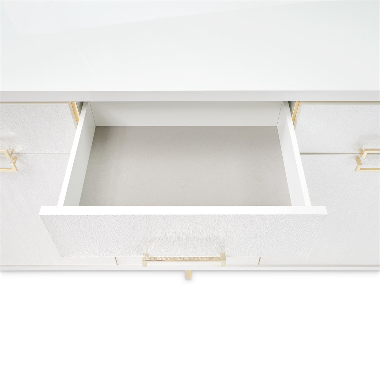Palm Gate Cloud White Sideboard from Michael Amini - Luna Furniture