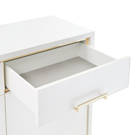 Palm Gate Cloud White Sideboard from Michael Amini - Luna Furniture