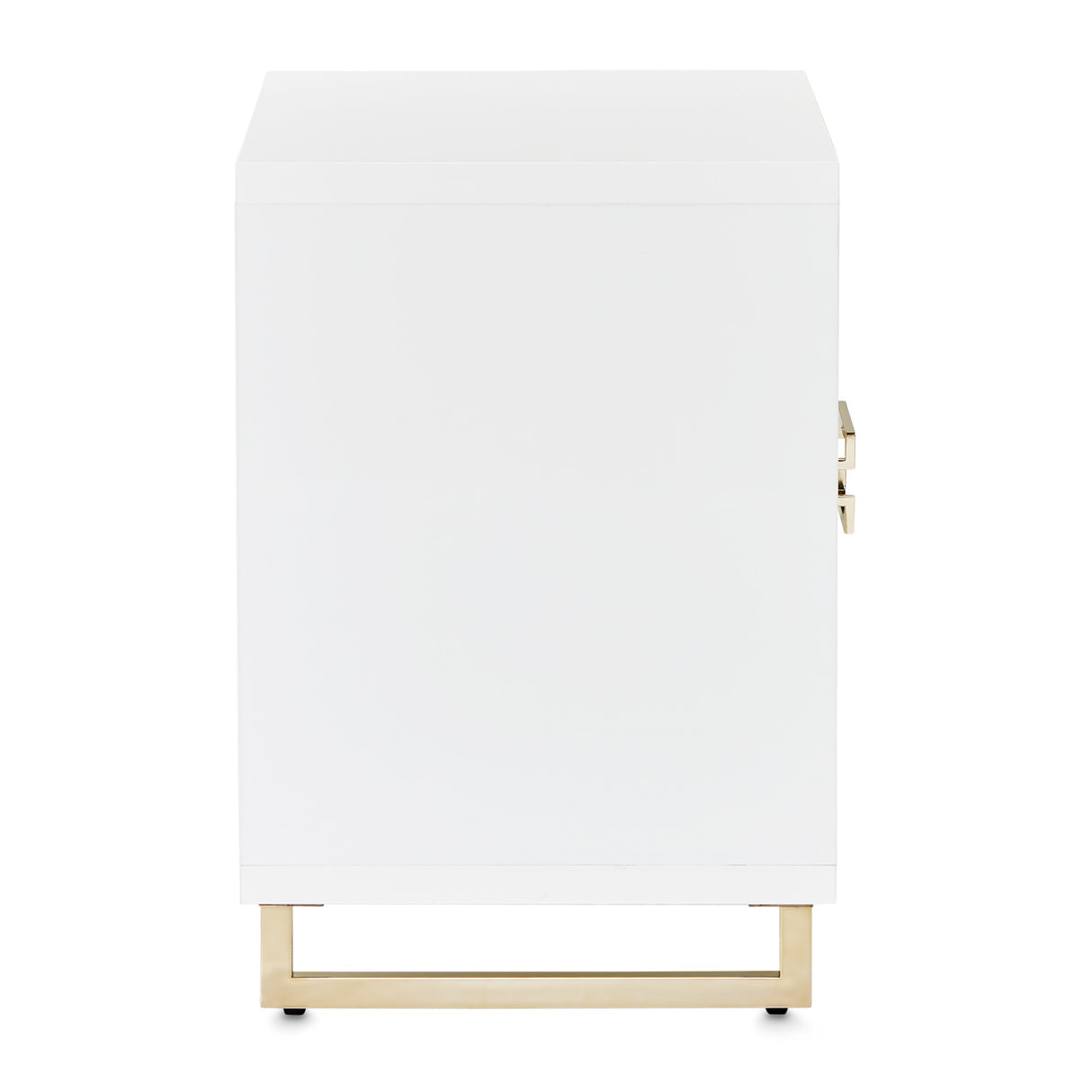 Palm Gate Cloud White Nightstand Cloud White from Michael Amini - Luna Furniture