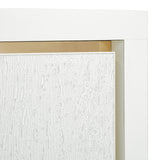 Palm Gate Cloud White Nightstand Cloud White from Michael Amini - Luna Furniture