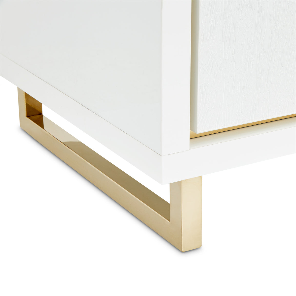 Palm Gate Cloud White Nightstand Cloud White from Michael Amini - Luna Furniture