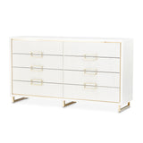 Palm Gate Cloud White Dresser from Michael Amini - Luna Furniture