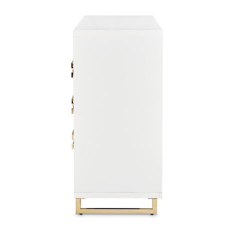Palm Gate Cloud White Dresser from Michael Amini - Luna Furniture