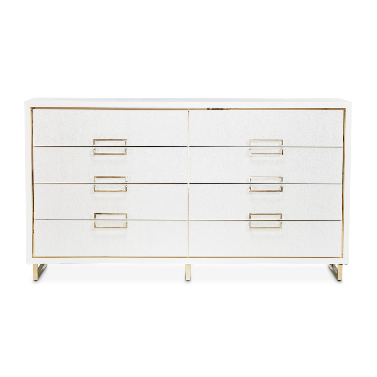 Palm Gate Cloud White Dresser from Michael Amini - Luna Furniture
