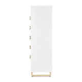 Palm Gate Cloud White Chest from Michael Amini - Luna Furniture
