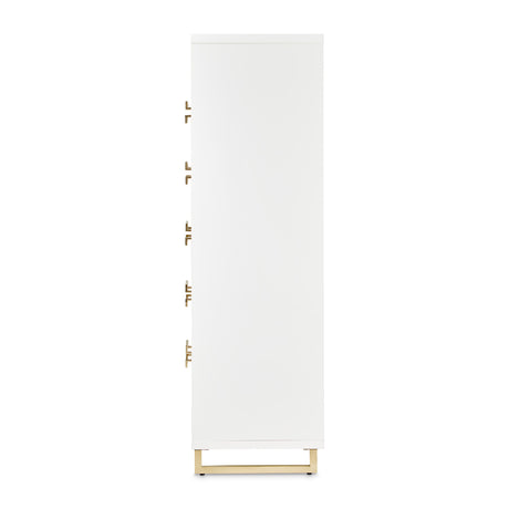 Palm Gate Cloud White Chest from Michael Amini - Luna Furniture