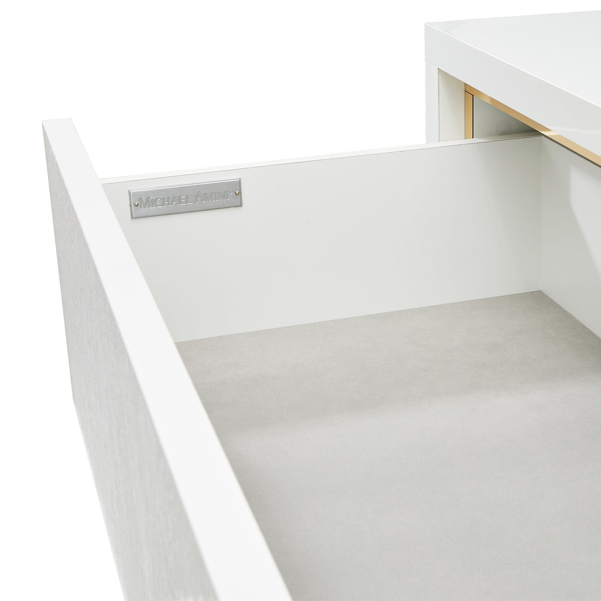 Palm Gate Cloud White Chest from Michael Amini - Luna Furniture