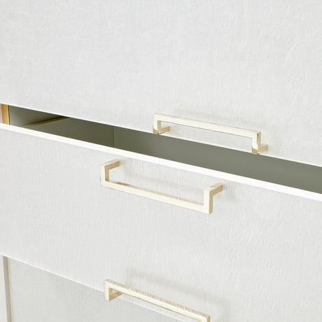 Palm Gate Cloud White Chest from Michael Amini - Luna Furniture