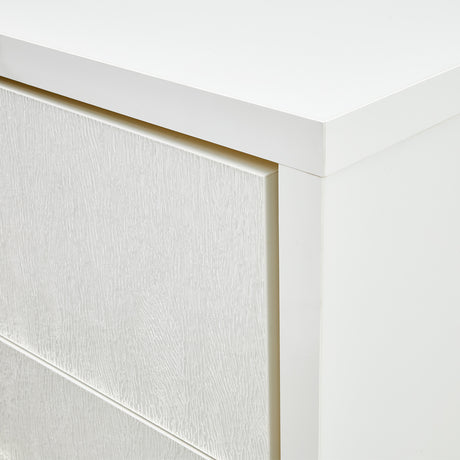 Palm Gate Cloud White Chest from Michael Amini - Luna Furniture