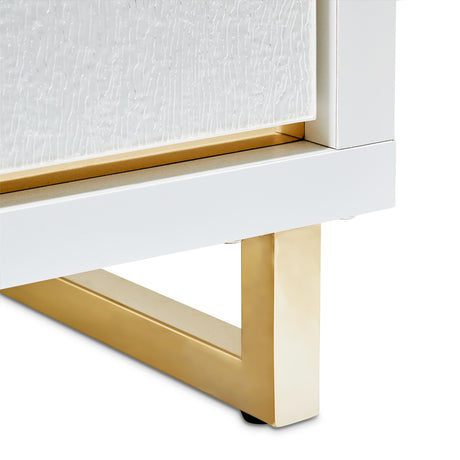 Palm Gate Cloud White Chest from Michael Amini - Luna Furniture